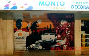 Graffitis Persiana Monto Sitges 300x100000